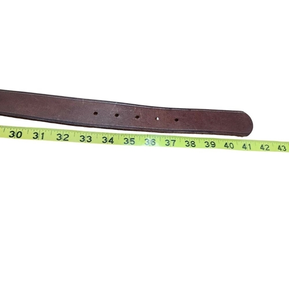 Coldwater Creek Women's Leather Belt, Brown Size L - Picture 10 of 12